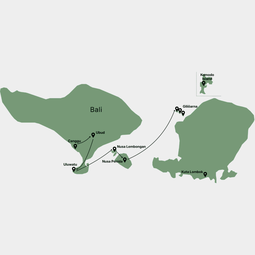 indonesien rekommenderad resväg